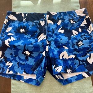 Tommy Hilfiger Blue Floral Chino Women's Shorts